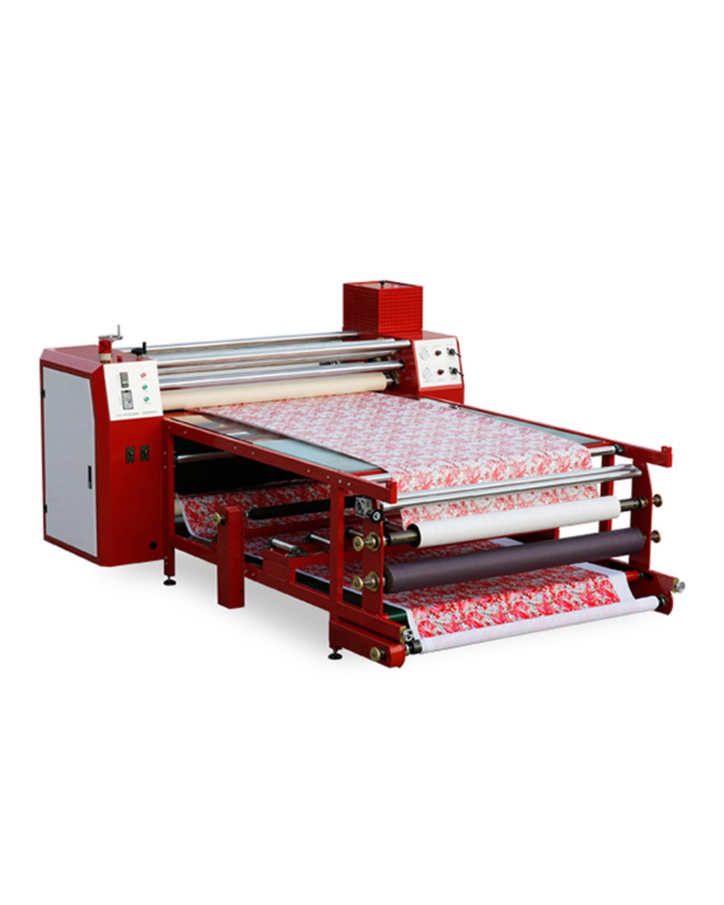 Rotary calender heat transfer machine, photo 2