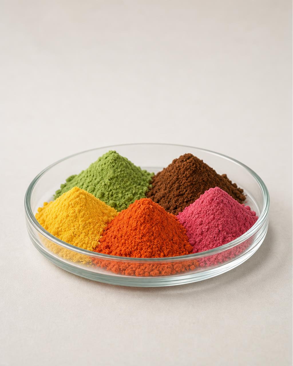 Blended synthetic food colours