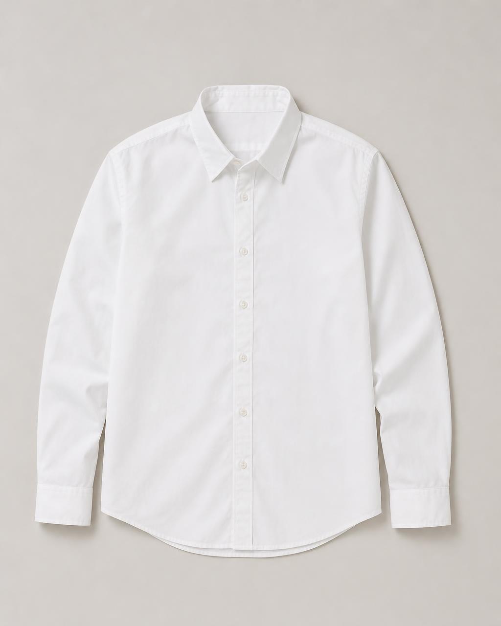 Plain cotton shirt for uniforms and embroidery (blank)