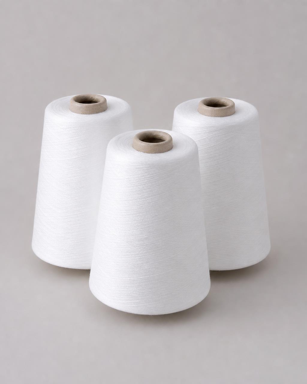 Polyester spun yarn